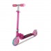 2-Wheel Foldable Kick Scooter for Children Kids with Adjustable Height, LED Light Up Wheels